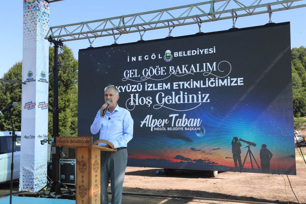 İnegöl Belediyesi'nden “Gel Göğe Bakalım” etkinliği<