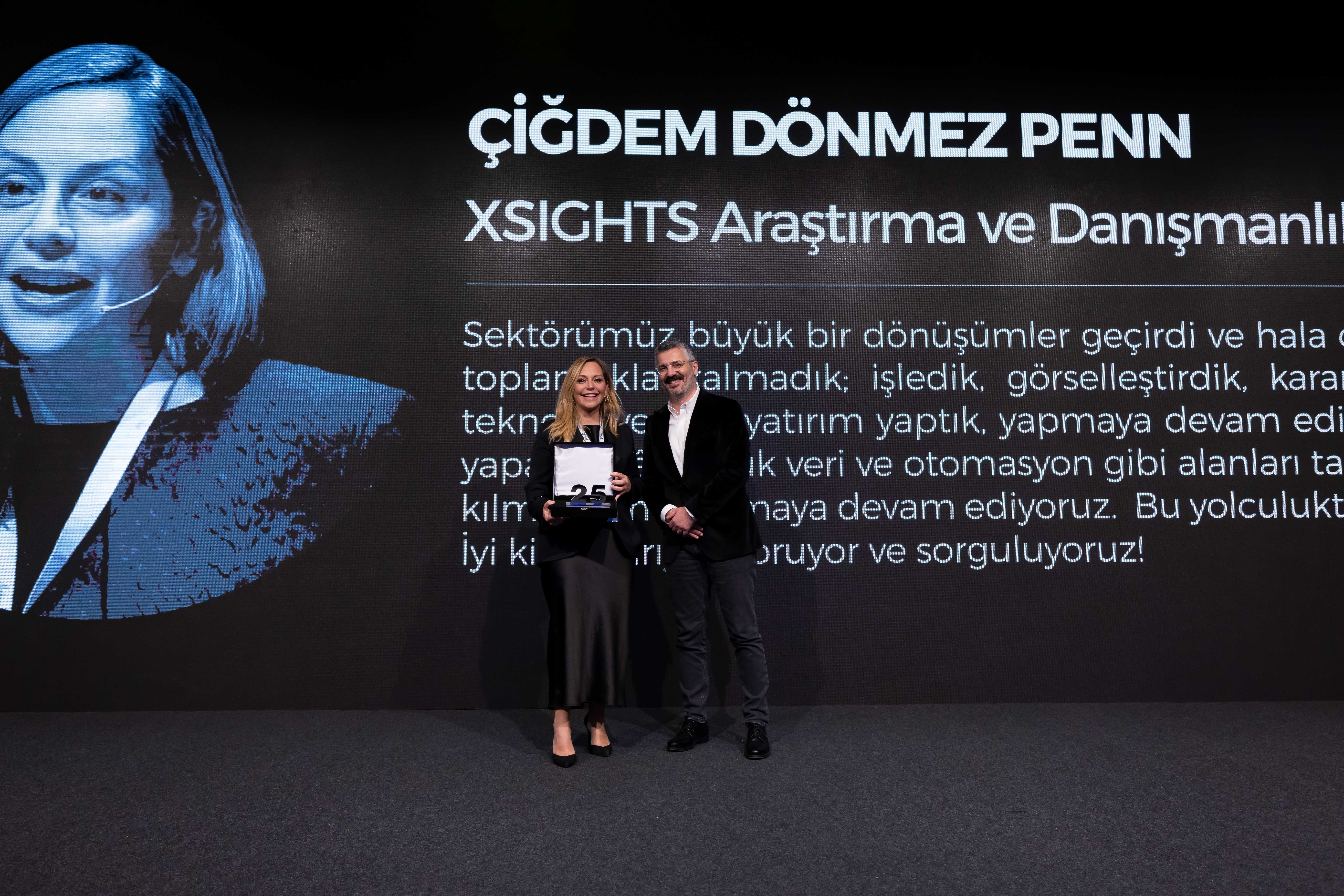 Araştırma sektöründe çeyrek asrı deviren XSIGHTS Kurucusu Çiğdem Penn'e büyük onur<