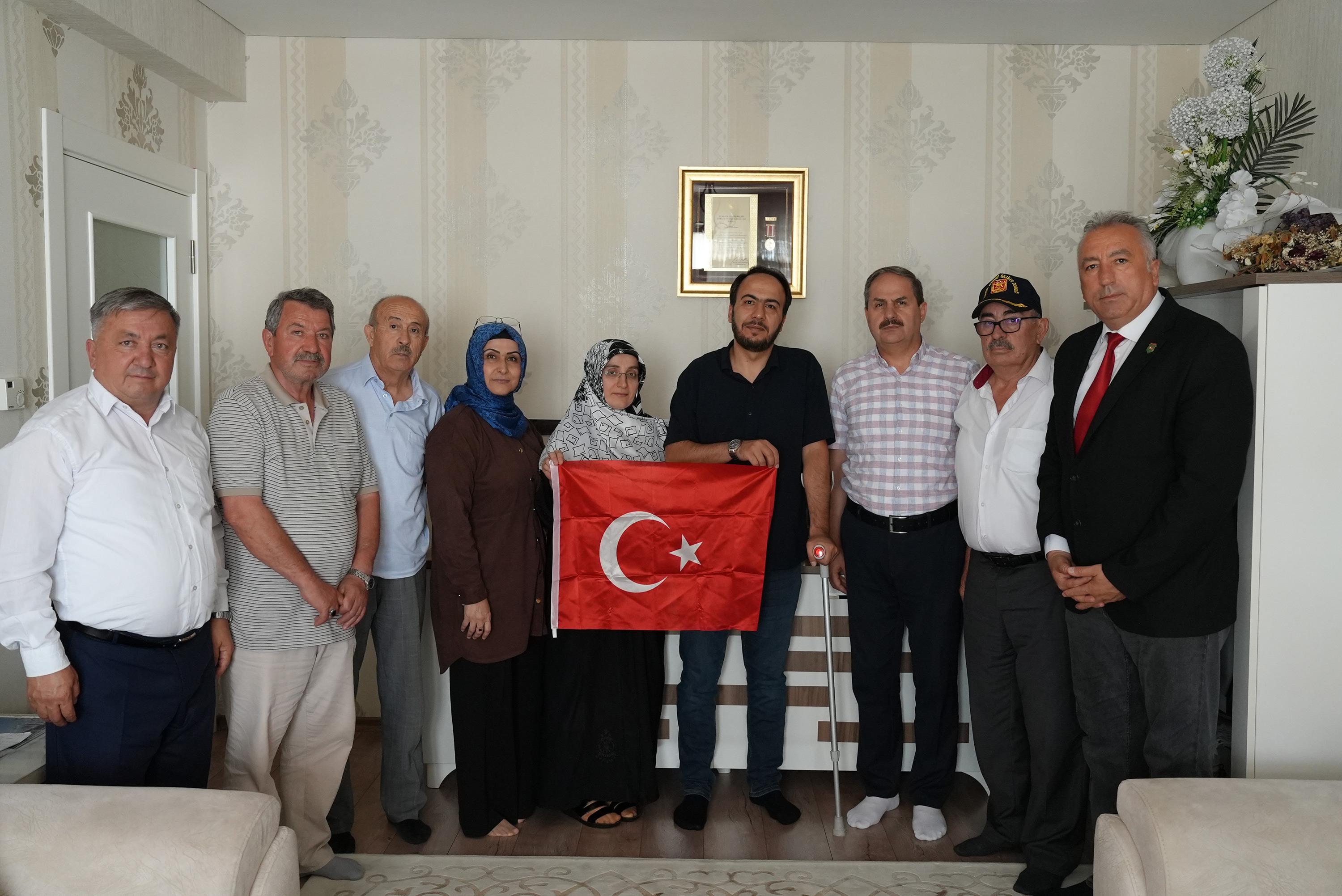 Konya Büyükşehir Belediyesi, 15 Temmuz gazilerini ziyaret etti<