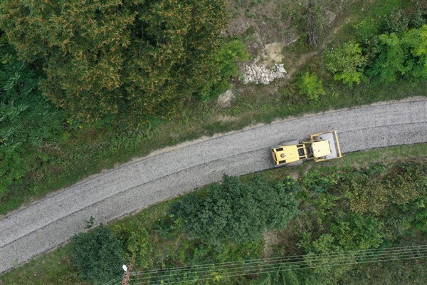 Ordu Büyükşehir Belediyesi'nden Çamaş'a altyapı hizmeti
