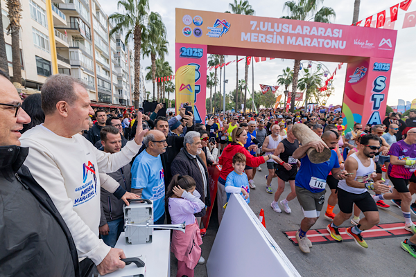 7'inci Uluslararası Mersin Maratonu gerçekleştirildi