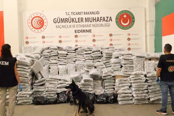 Kapıkule’de 810 kilogram esrar ele geçirildi