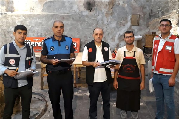 Şanlıurfa'da Haşimiye ve Balıklıgöl çevresindeki esnaflara yönelik denetimler başladı