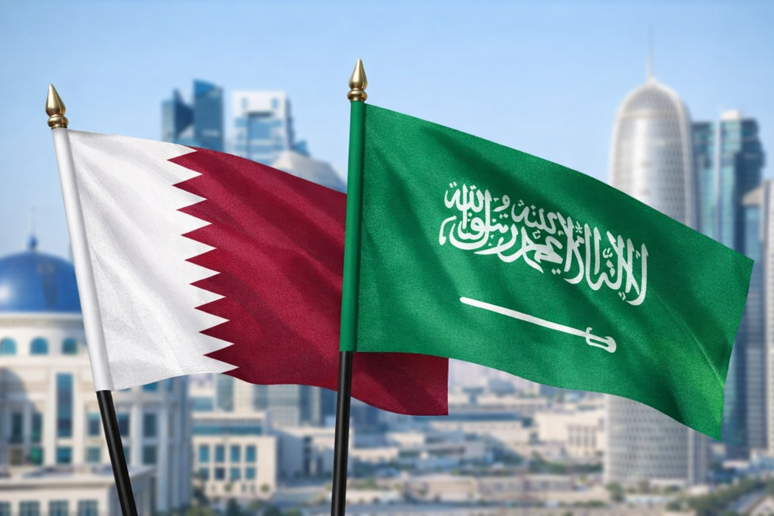 Katar Başbakanı Al-Sani ile Suudi Dışişleri Bakanı Bin Ferhan telefonda görüştü<