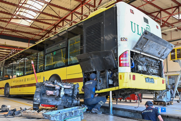 BURULAŞ, bakım ve onarımları kendi bünyesinde yaparak 24 milyon TL tasarruf sağladı<