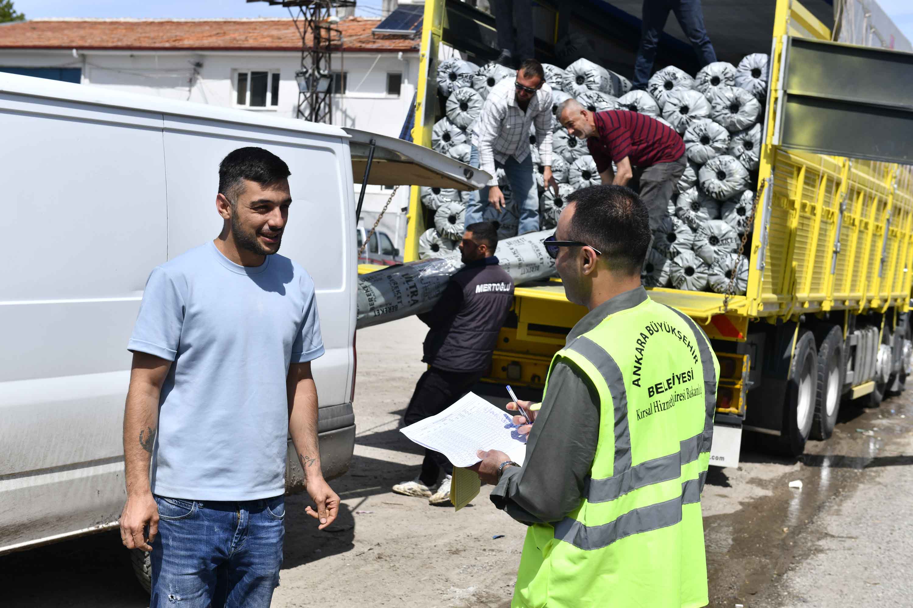 Ankara'da çiftçilere sera malzemesi desteği sağlanıyor <