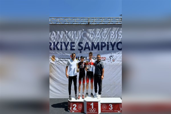 Karaman ekibinden Dağ Bisikleti Türkiye Şampiyonası'nda 1 altın, 1 gümüş madalya<