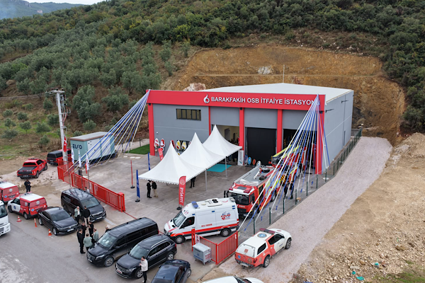  Bursa’da 32’nci itfaiye istasyonu BOSAB’da hizmete alındı<