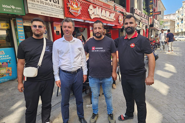 Sarıkurt, Kemalettin Mahallesi'ndeki üstyapı çalışmalarını inceledi<