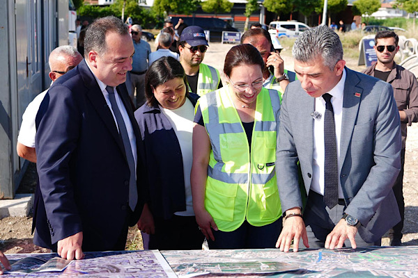 Başkan Dutlulu, Soma’da altyapı yatırımını yerinde inceledi<