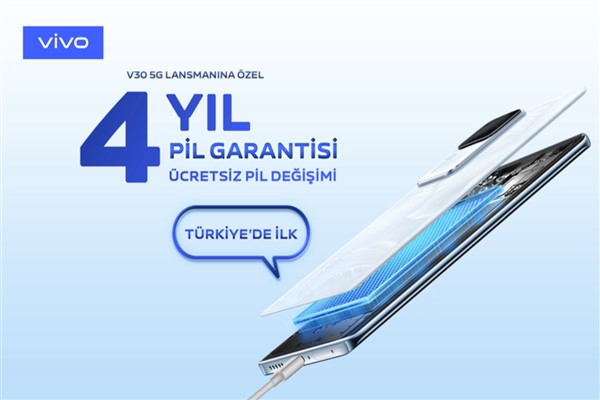 vivo’dan Türkiye’de bir ilk daha! Pil sağlığı garantisi veren ilk Android telefon vivo V30<
