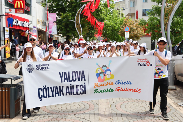 Yalova’da çölyak farkındalığı için renkli etkinlik<