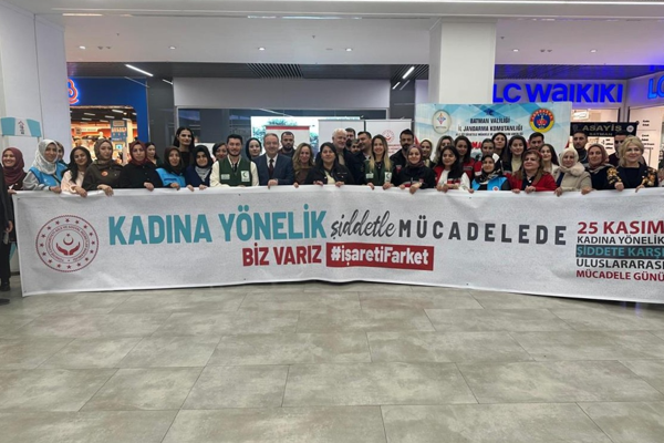 Batman’da “Kadına Yönelik Şiddete Karşı Mücadele Günü” etkinliği<