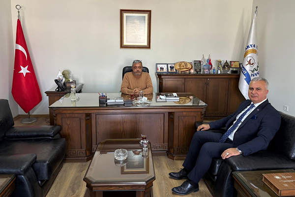 Hatay Tarım İl Müdürü Türkmen'den , Antakya Ticaret Borsası’na ziyaret