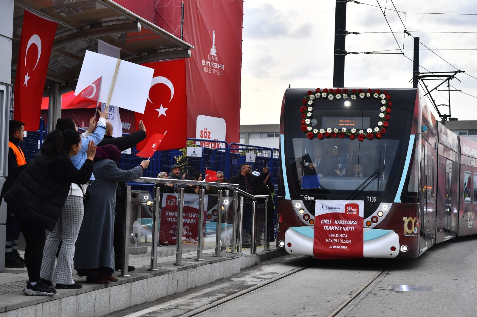 İzmir’de raylı sisteme 40 milyar TL'yi aşan yatırım