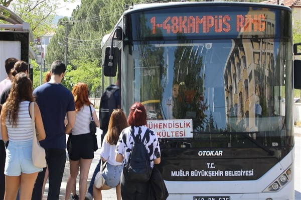 Menteşe-Akyaka, öğrencilere 1 TL oldu