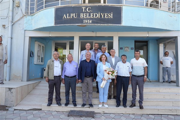 Başkan Ünlüce, Alpu'yu ziyaret etti<