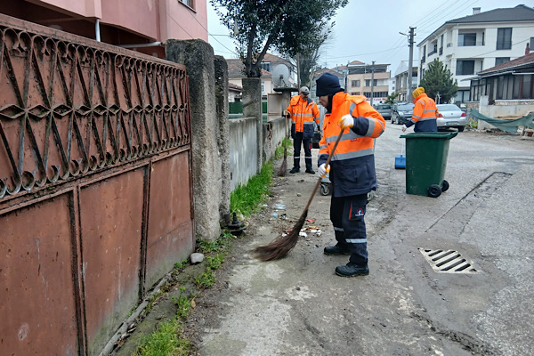 Düzce’de temizlik seferberliği çalışmaları sürüyor