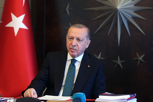 Cumhurbaşkanı Erdoğan, Çin Büyükelçisi Jiang Xuebin’i kabul etti<