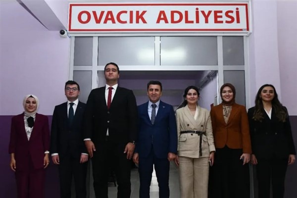 Tunceli Valisi Aygöl'den Ovacık Adliyesi’ne ziyaret
