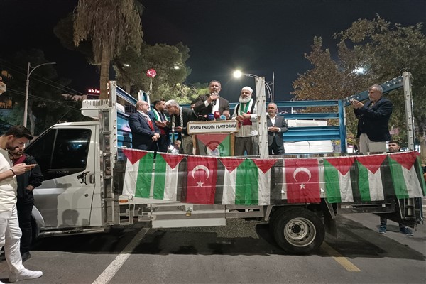 Şanlıurfa’da Gazze için yürüyüş düzenlendi<