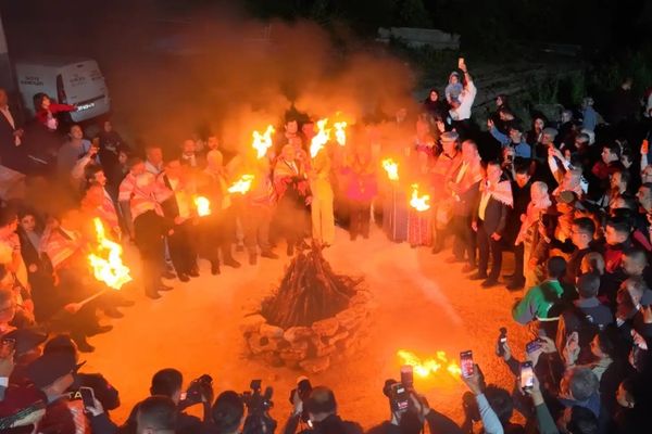 Kumluca’da Yörük Ateşi yakıldı<
