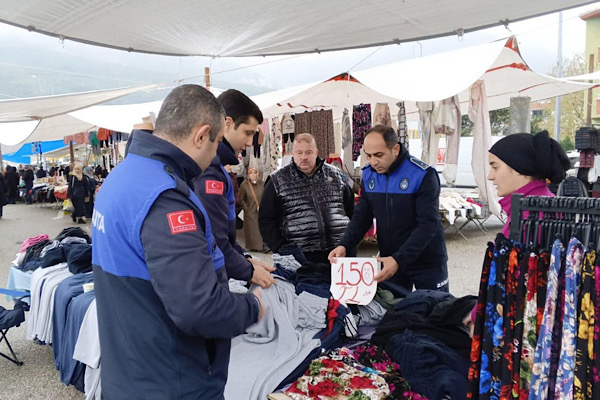 Gemlik Sosyete Pazarı'nda denetimler <