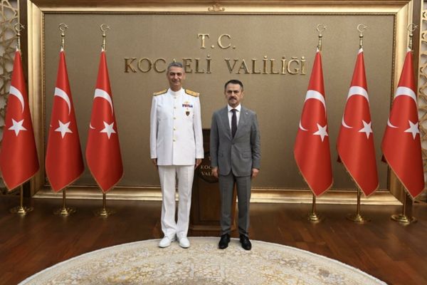 Tuğamiral Darcan’dan Vali Aktaş’a ziyaret