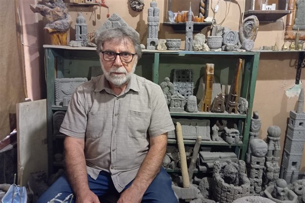 Diyarbakırlı taş ustası Medyelioğulları: Hayalim, eserlerimi bir mekanda insanlara sunmak<
