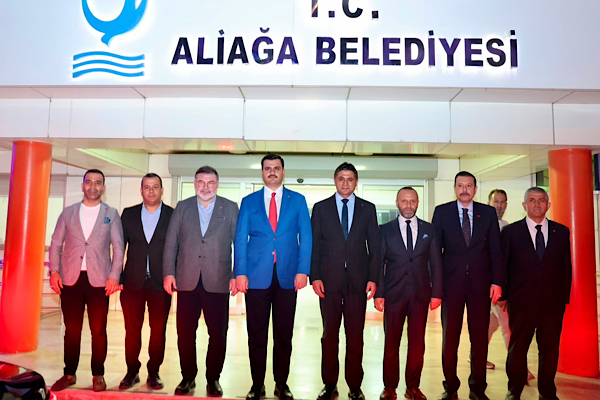 Cumhur İttifakı temsilcilerinden Aliağa Belediyesi’ne ziyaret<