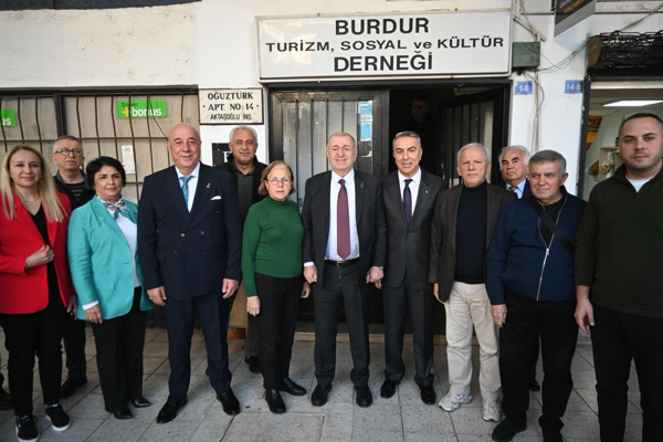 Özdağ'dan Antalya Burdur Turizm ve Kültür Derneğine ziyaret<