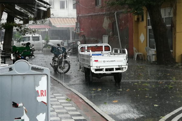 Çanakkale'de kuvvetli yağış