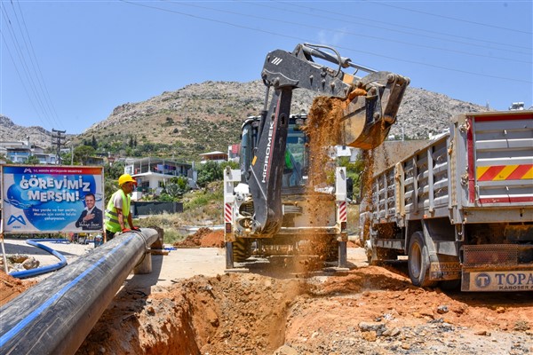 MESKİ, Mersin genelinde altyapı yatırımlarına devam ediyor<