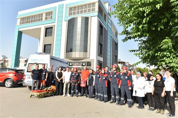 Kepez Belediyesi’nden deprem tatbikatı<