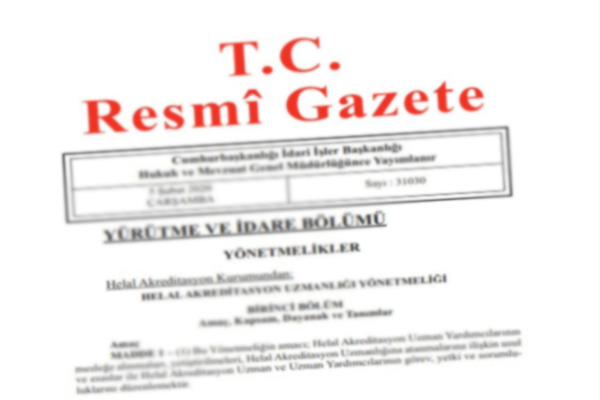 Resmi Gazete başlıkları<