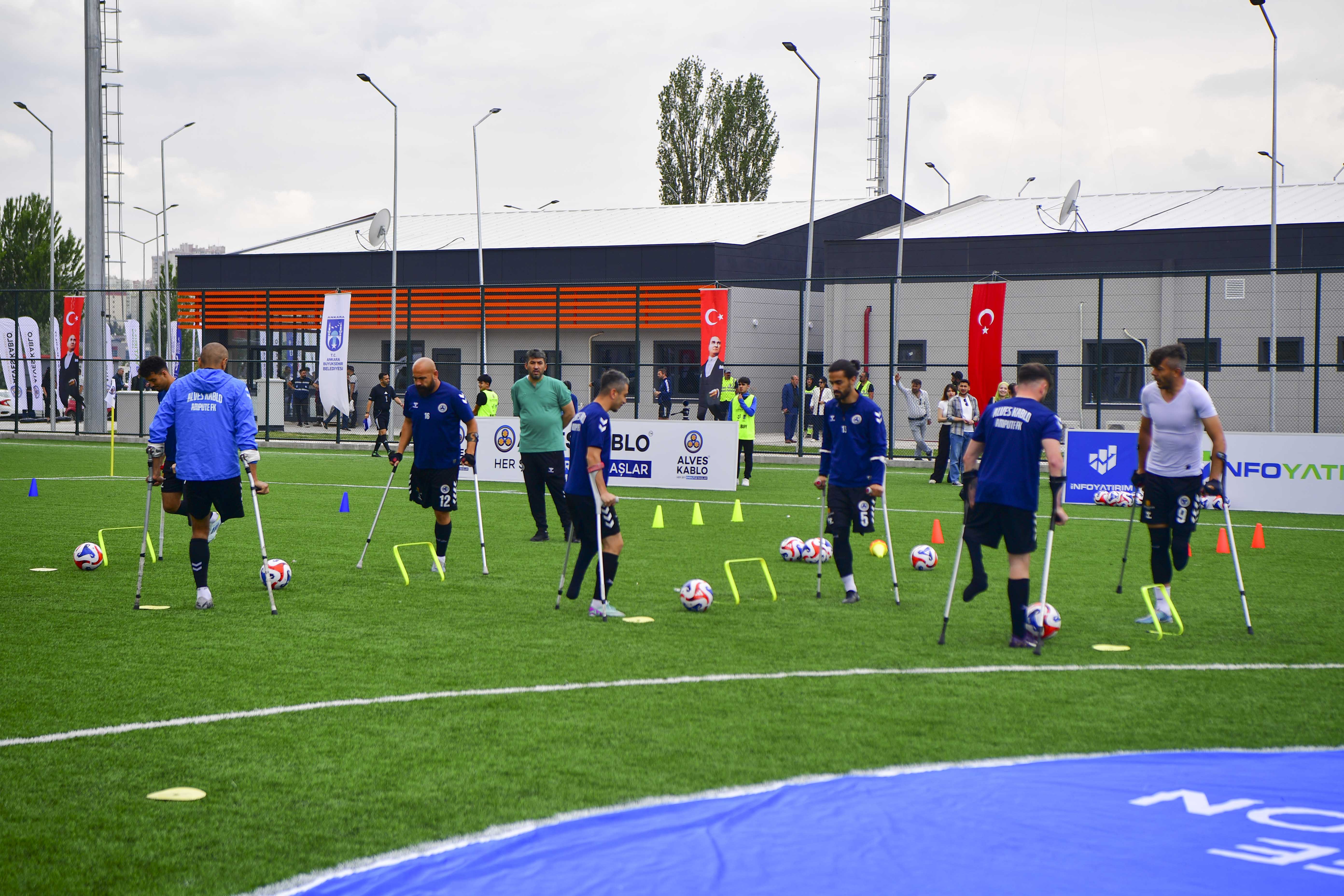 2025 EAFF Ampute Futbol Şampiyonlar Ligi Ankara'da başladı<