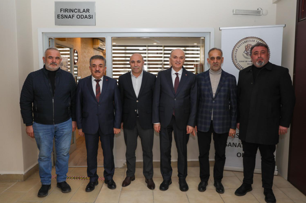 Başkan Özlü'den esnaf ve sanatkarlar odalarına ziyaret