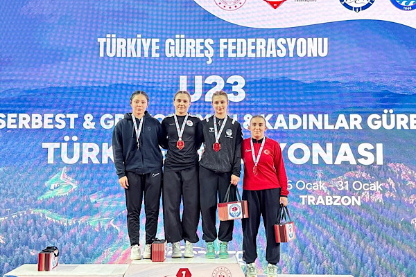 Trabzon’da sporcular U23 Türkiye Güreş Şampiyonası'nda derece elde etti<