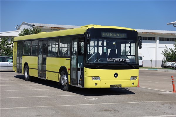 Adıyaman Belediyesi'ne hibe edilen otobüs yola çıktı<
