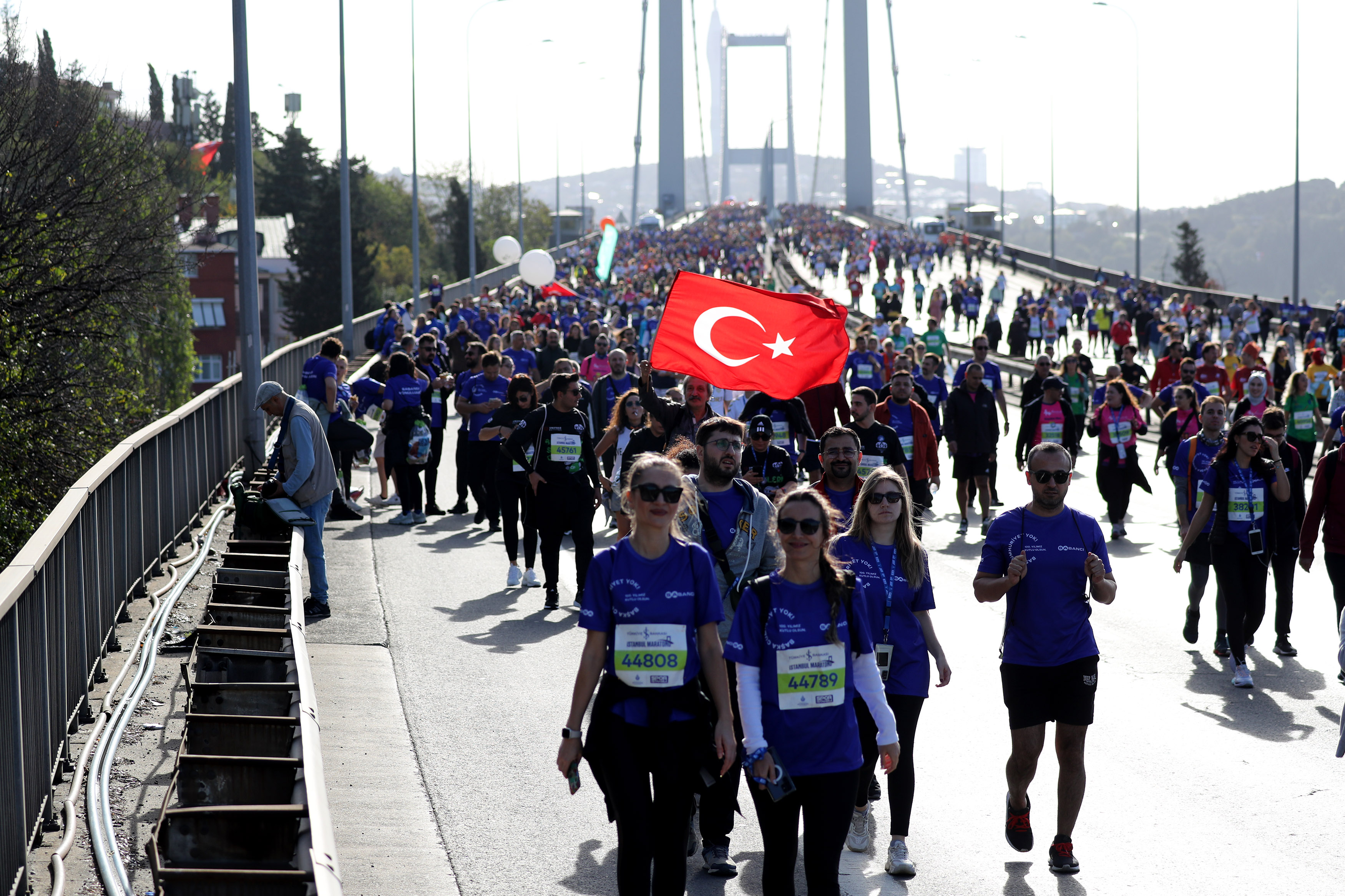 İstanbul Maratonu, bu yıl 'Yüzyılın Koşusu' sloganı ile start aldı