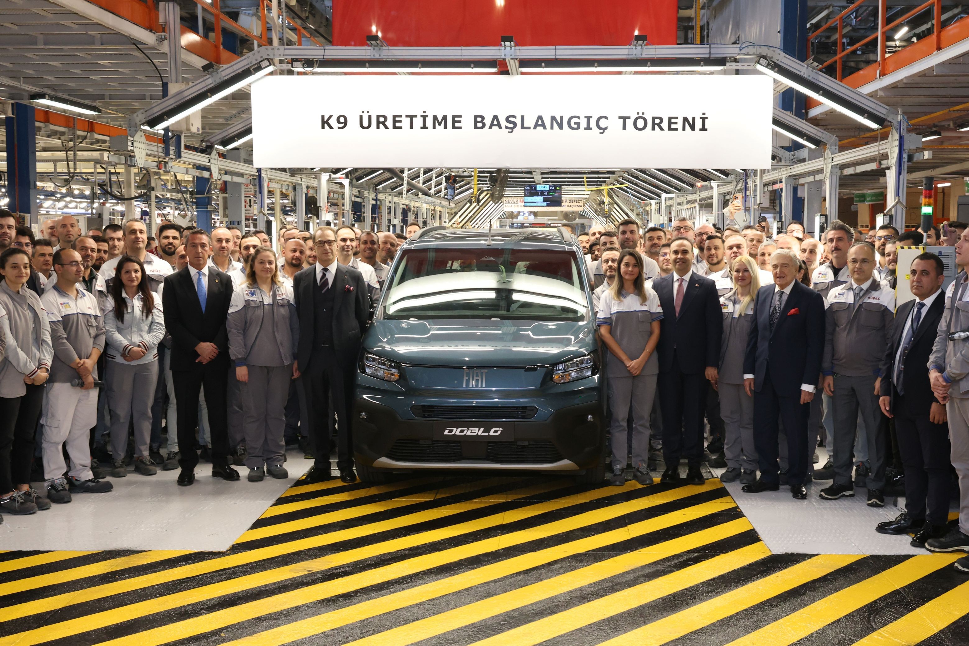  K9 projesinde ilk banttan inen model: Fiat Doblo<