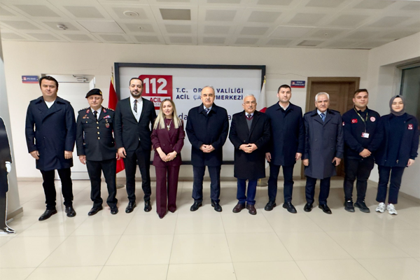 Vali Erol ve beraberindeki heyet, kamu görevlilerini ziyaret etti<