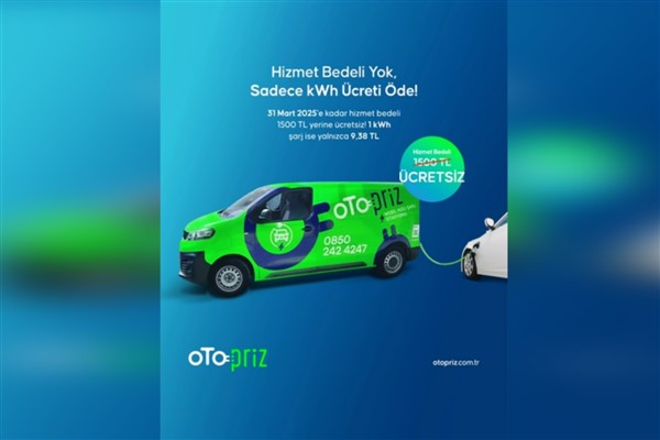 OtoPriz mobil şarj hizmeti başladı