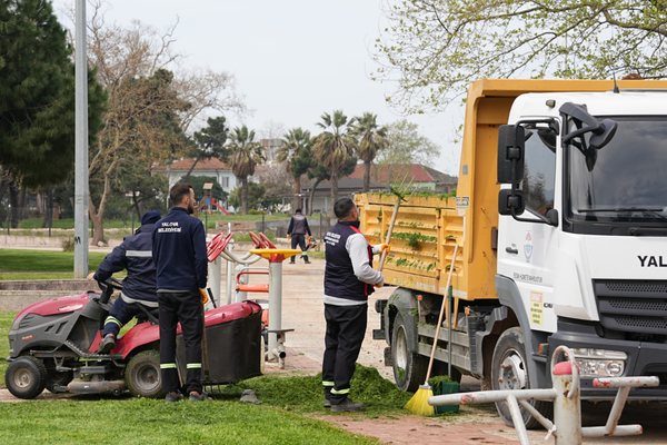 Yalova’da temizlik ve bakım çalışması başlatıldı<
