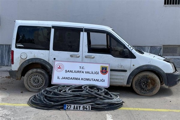 Şanlıurfa'da kablo hırsızlığı