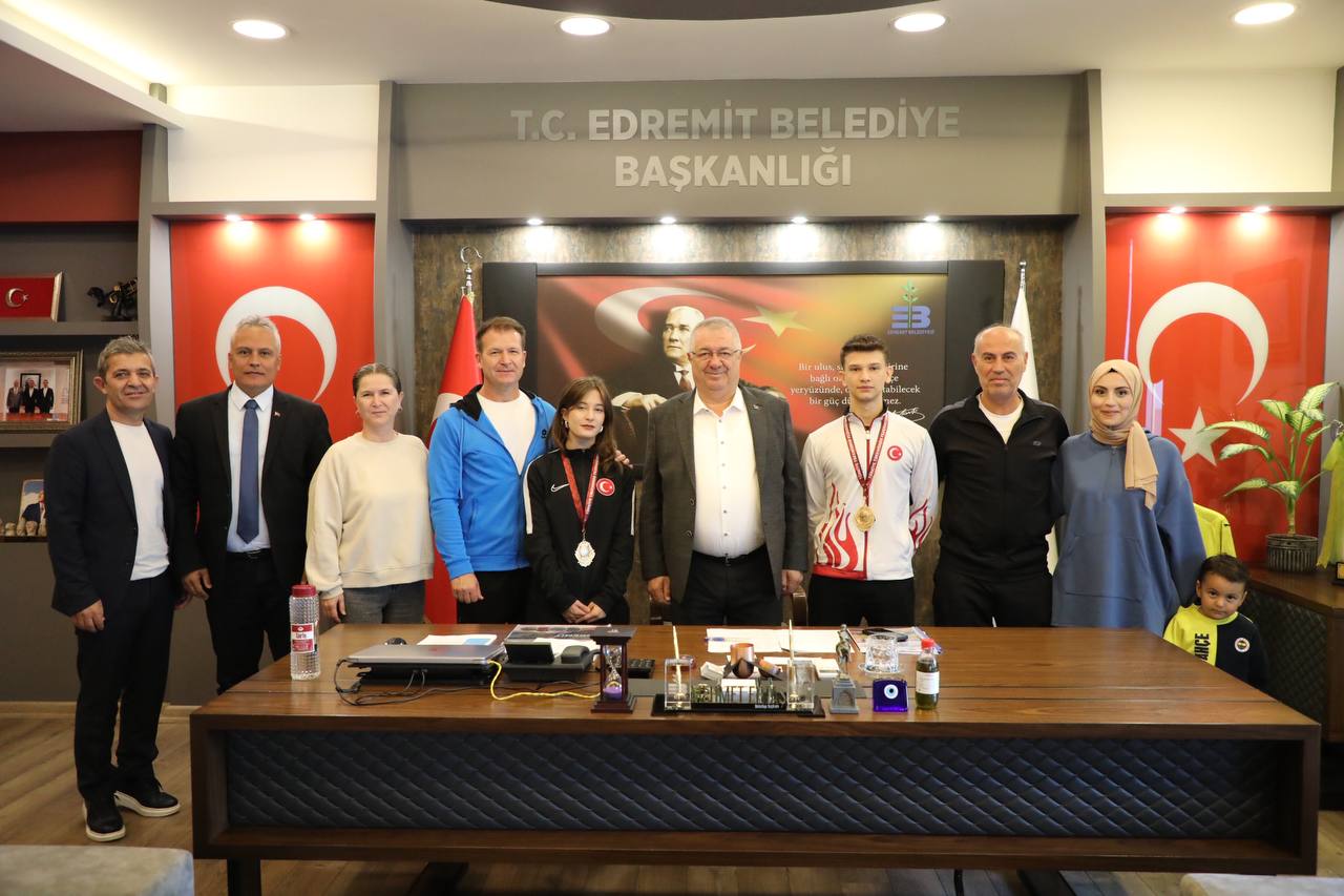 Edremit Belediyesi sporcuları Türkiye şampiyonu oldu