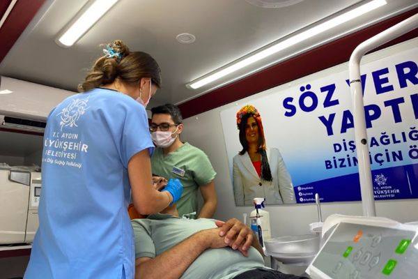 Çerçioğlu: Mobil diş sağlığı kliniği Bozdoğan’da hizmet verdi<