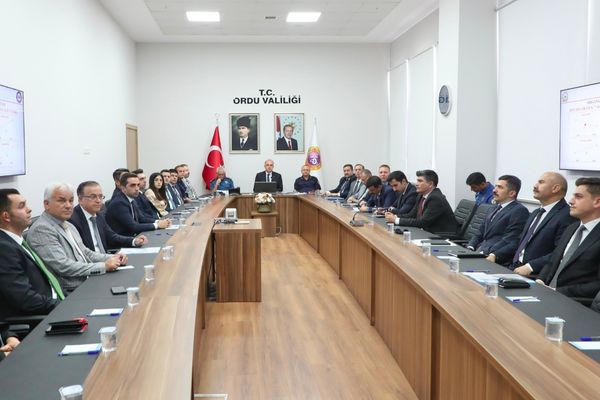 Ordu'da İl Güvenlik ve Asayiş Koordinasyon Toplantısı düzenlendi