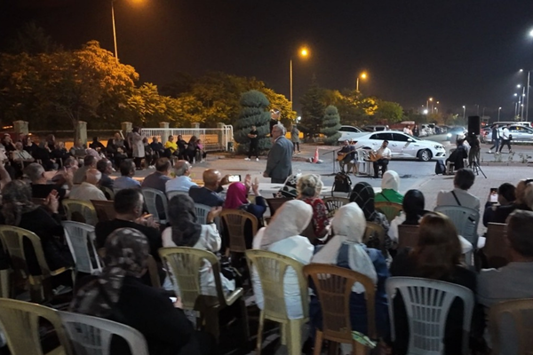 Kayseri’de hobi bahçesi sakinleri müzik şenliğinde buluştu<
