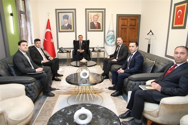 Azerbaycan heyetinden Erzincan Valisi Aydoğdu’ya ziyaret